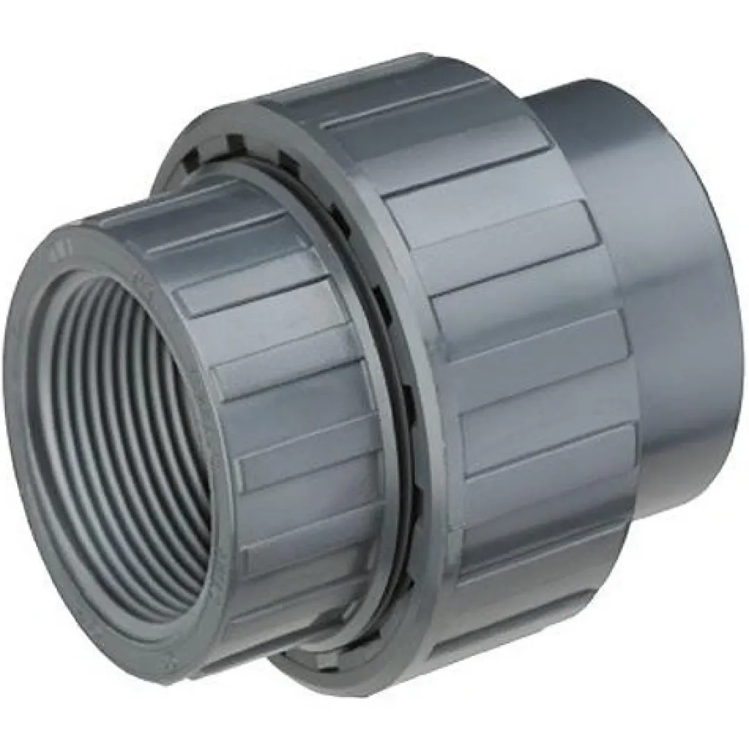 Clearance PVC Union med gevind 3/4 tomme i den ene ende 25 mm Pvc-Rør Og Fittings