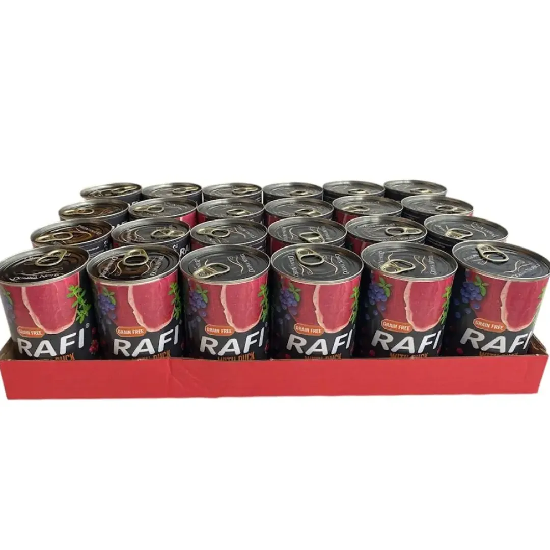 Best RAFI vådfoder and med blåbær og tranebær 400 g Hundefoder