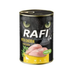 New RAFI Vådfoder til Katte Paté med Kylling 400 g. Kattefoder & Snacks