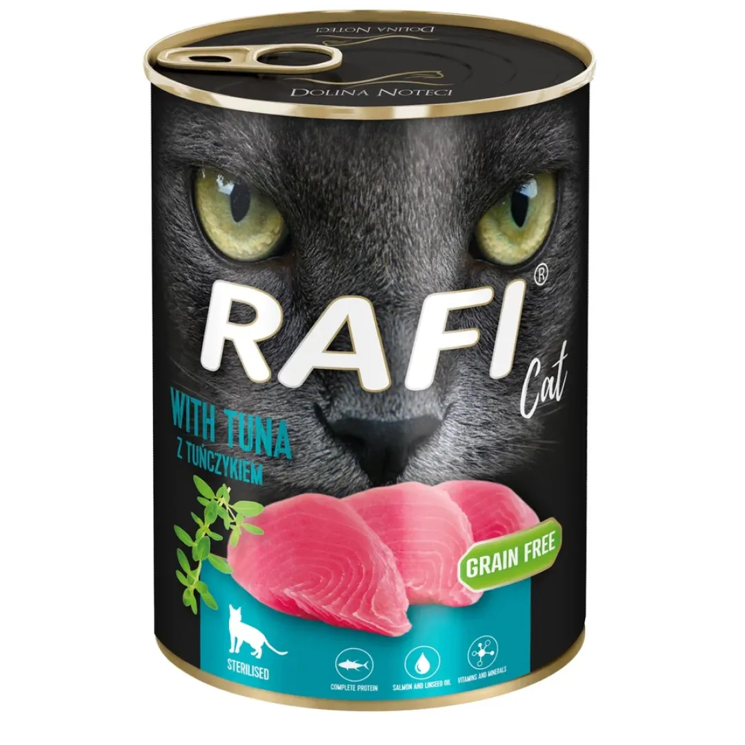 Sale RAFI Vådfoder til Katte Paté med Tun 400 g. Kattefoder & Snacks