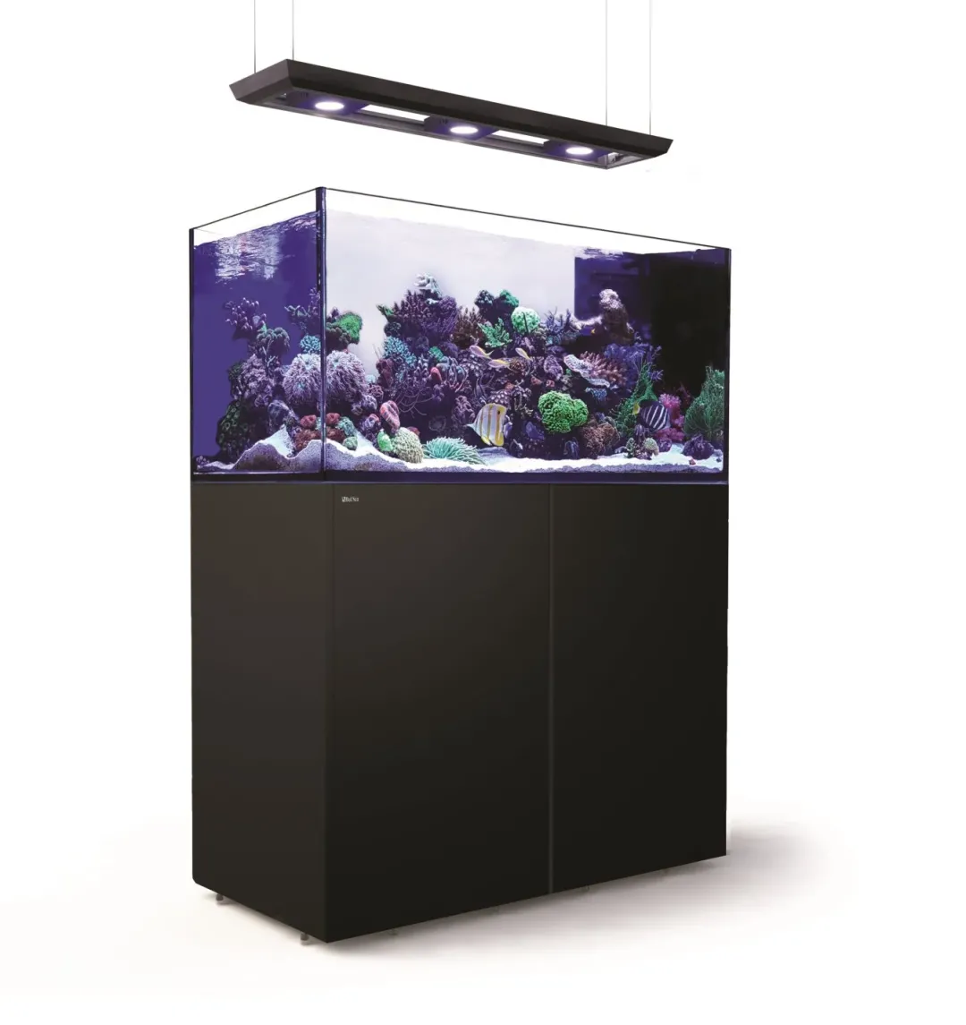 Red Sea Akvarium sæt Peninsula P500 Deluxe Sort Akvarier Til Saltvandsfisk|Akvarier