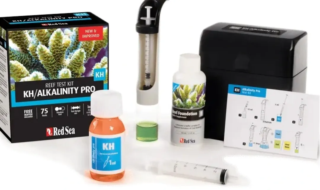Outlet Red Sea Reef Test Kit KH Alkalinity Pro Måleudstyr Til Akvarium