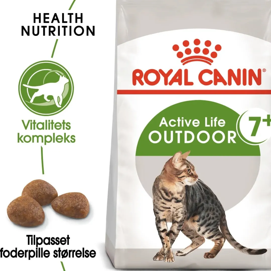 New Royal Canin Active Life Outdoor +7 2 kg Kattefoder & Snacks