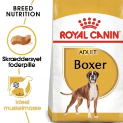 Clearance Royal Canin Boxer Adult 12 kg - fuldfoder til voksne boxere Hundefoder|Tørfoder Til Hunde I Alle Størrelser Og Aldre