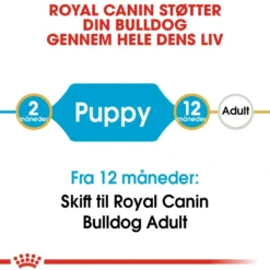 Clearance Royal Canin Bulldog Puppy 12 kg - tørfoder til hvalpe Hundefoder|Tørfoder Til Hunde I Alle Størrelser Og Aldre