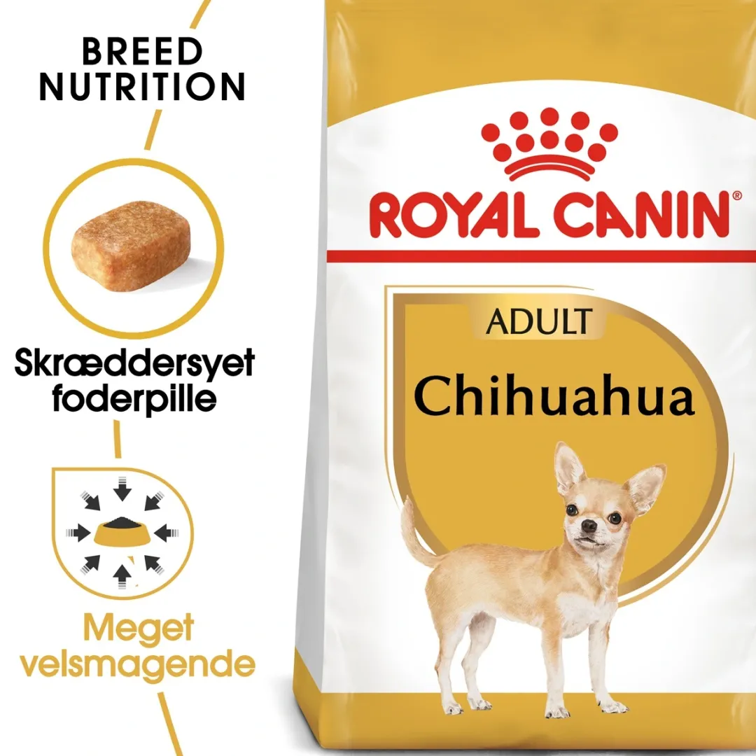 Royal Canin Chihuahua Adult 1,5 kg - tørfoder til små hunde Hundefoder|Tørfoder Til Hunde I Alle Størrelser Og Aldre