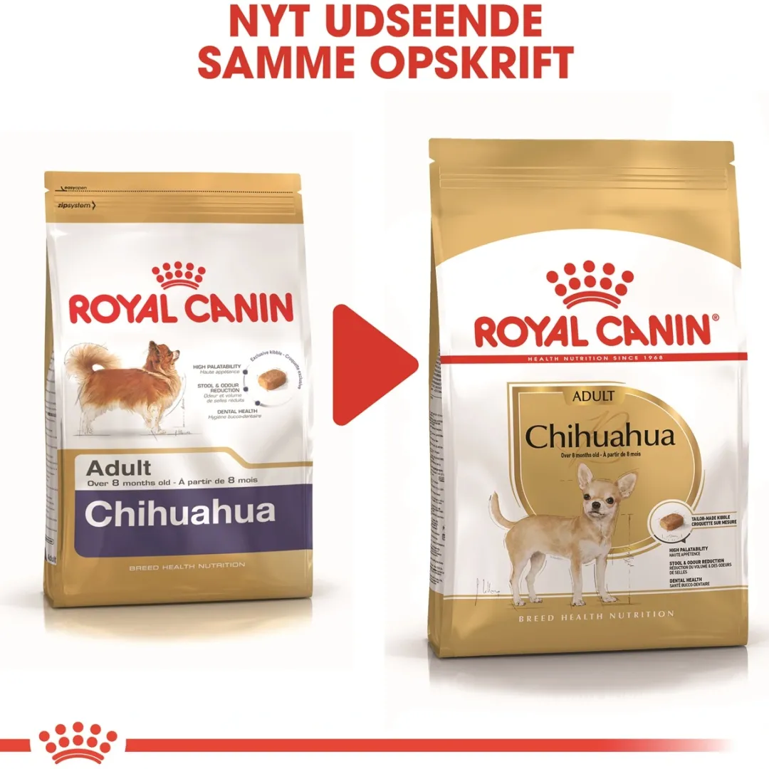 Royal Canin Chihuahua Adult 1,5 kg - tørfoder til små hunde Hundefoder|Tørfoder Til Hunde I Alle Størrelser Og Aldre