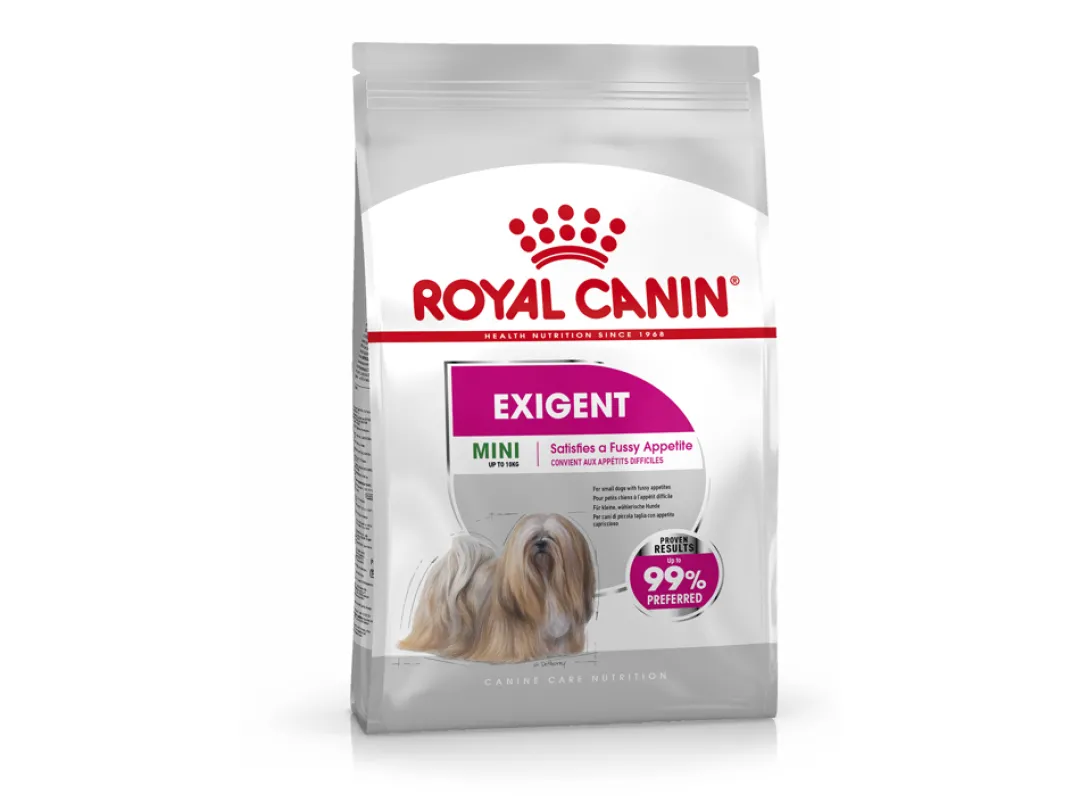 Best Royal Canin Exigent Mini 3 kg - fuldfoder til kræsne små hunde Hundefoder|Tørfoder Til Hunde I Alle Størrelser Og Aldre