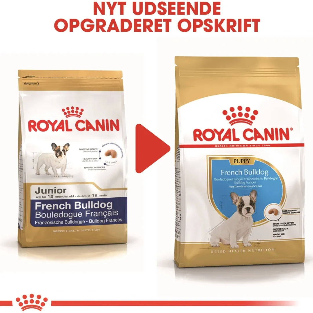 Clearance Royal Canin French Bulldog Puppy 3 kg - fuldfoder til hvalpe Hundefoder|Tørfoder Til Hunde I Alle Størrelser Og Aldre