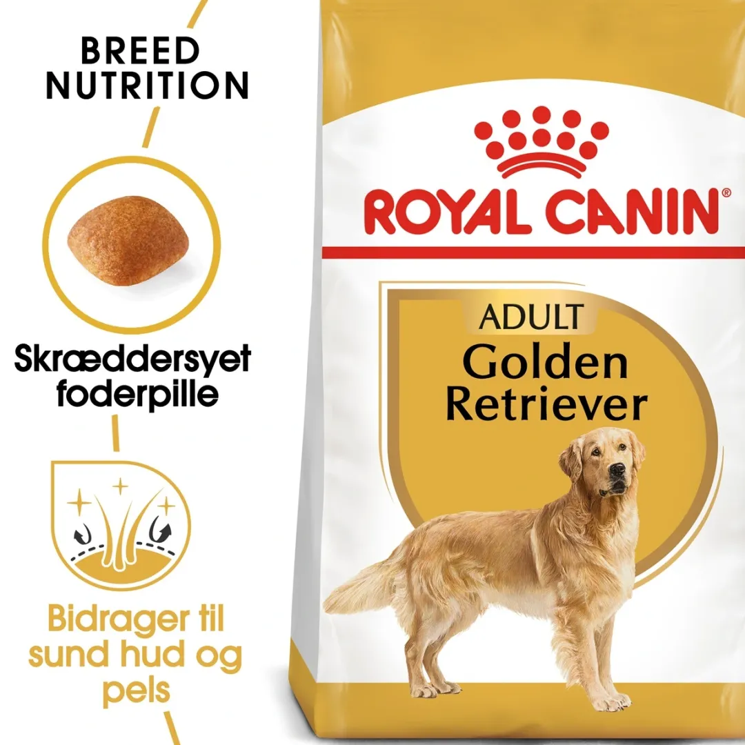 Best Royal Canin Golden Retriever Adult 12 kg - tørfoder til voksne hunde Hundefoder|Tørfoder Til Hunde I Alle Størrelser Og Aldre