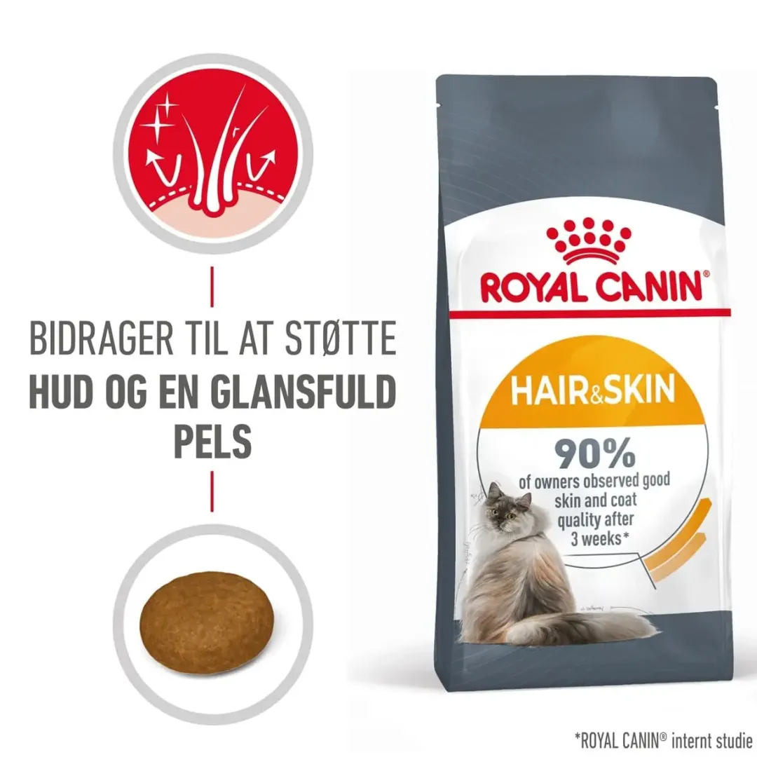 Best Royal Canin Hair and Skin 2 kg Kattefoder & Snacks