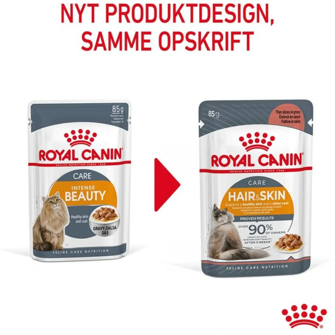 Hot Royal Canin Hair & Skin Jelly - vådfoder 85 g Kattefoder & Snacks
