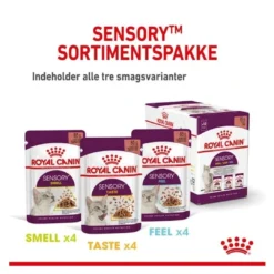 Sale Royal Canin Kattevådmad Sensory Taste Sovs Adult Kattefoder & Snacks
