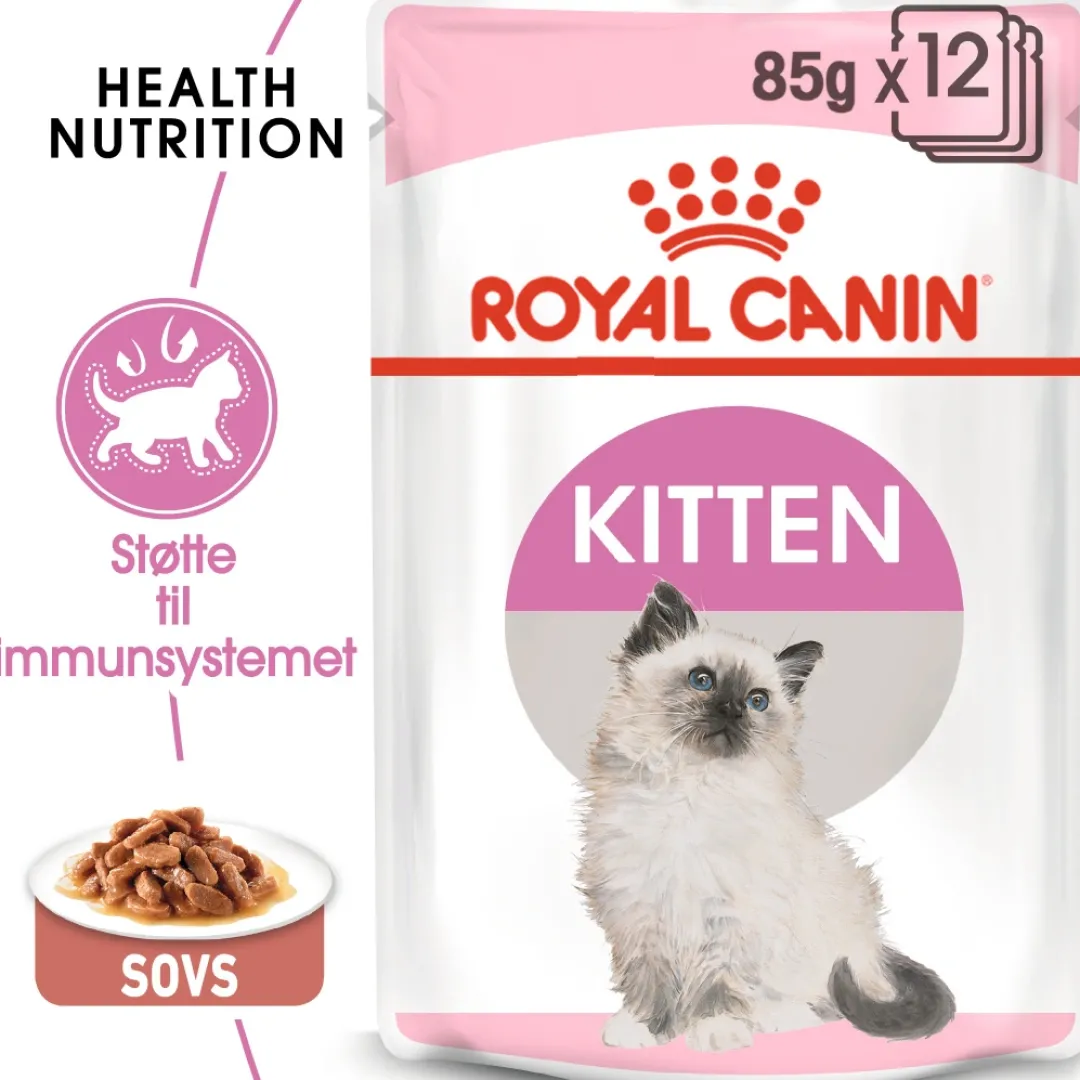 Outlet Royal Canin Kitten Sovs - vådfoder 85 g Killingefoder - Sundt Kattefoder Til Killinger I Alle Racer|Kattefoder & Snacks