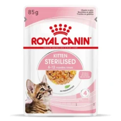 Hot Royal Canin Kitten Sterilised Jelly vådfoder 85 g Killingefoder - Sundt Kattefoder Til Killinger I Alle Racer|Kattefoder & Snacks