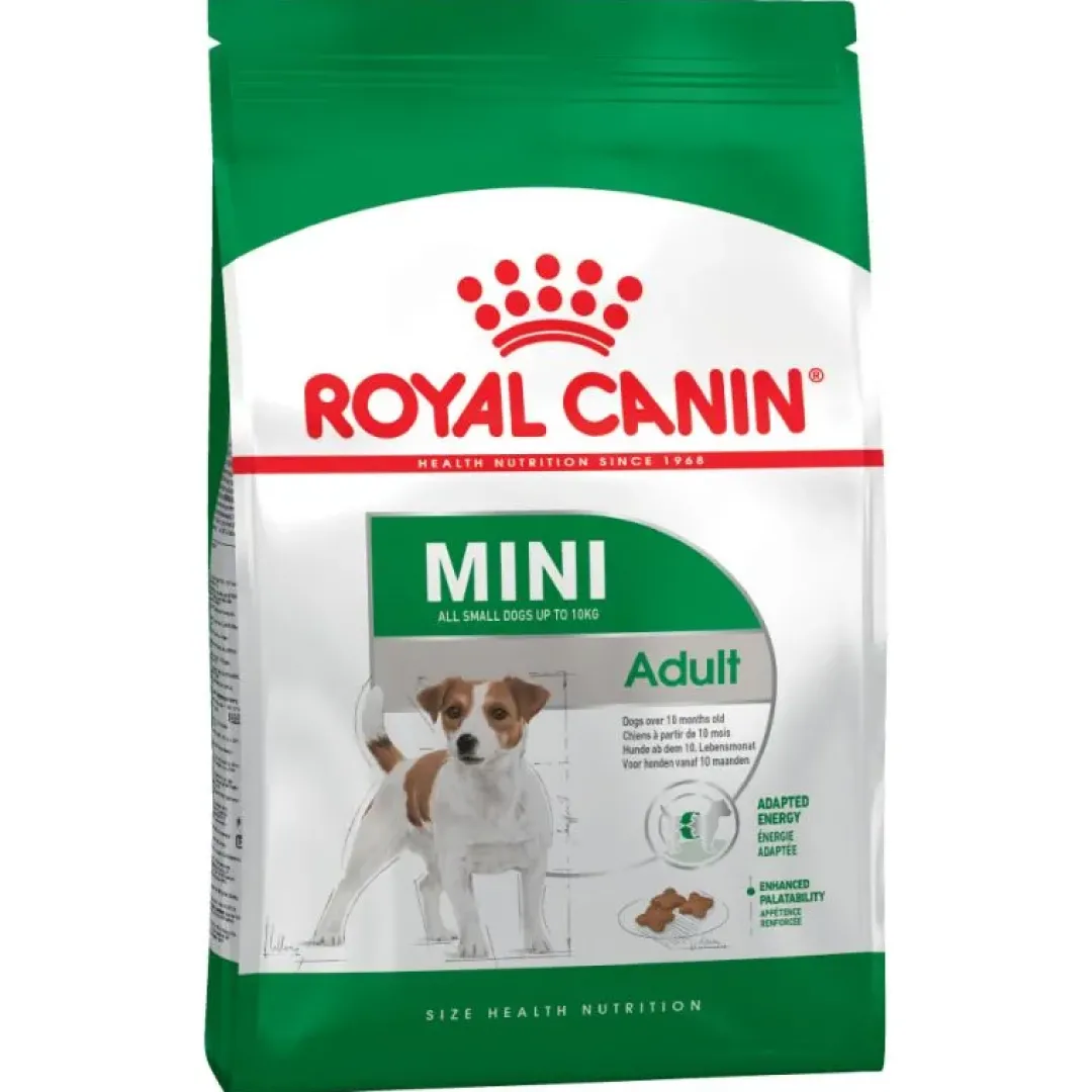 Sale Royal Canin Mini Adult 8 kg - fuldfoder til vægtkontrol og flot pels Hundefoder|Tørfoder Til Hunde I Alle Størrelser Og Aldre