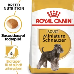 Sale Royal Canin Miniature Schnauzer Adult 7,5 kg - tørfoder til voksne hunde Hundefoder|Tørfoder Til Hunde I Alle Størrelser Og Aldre