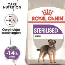 Outlet Royal Canin Mini Sterilised Adult 3 kg - hundefoder til små steriliserede hunde Hundefoder|Tørfoder Til Hunde I Alle Størrelser Og Aldre