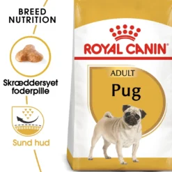 Clearance Royal Canin Pug Adult 1,5 kg - tørfoder til mops Hundefoder|Tørfoder Til Hunde I Alle Størrelser Og Aldre