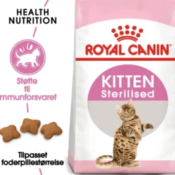 Clearance Royal Canin Second Age Kitten Sterilised 2 kg Killingefoder - Sundt Kattefoder Til Killinger I Alle Racer|Kattefoder & Snacks
