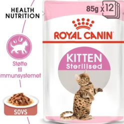 Discount Royal Canin Second Age Kitten SterilisedSovs - vådfoder 85 g Killingefoder - Sundt Kattefoder Til Killinger I Alle Racer|Kattefoder & Snacks
