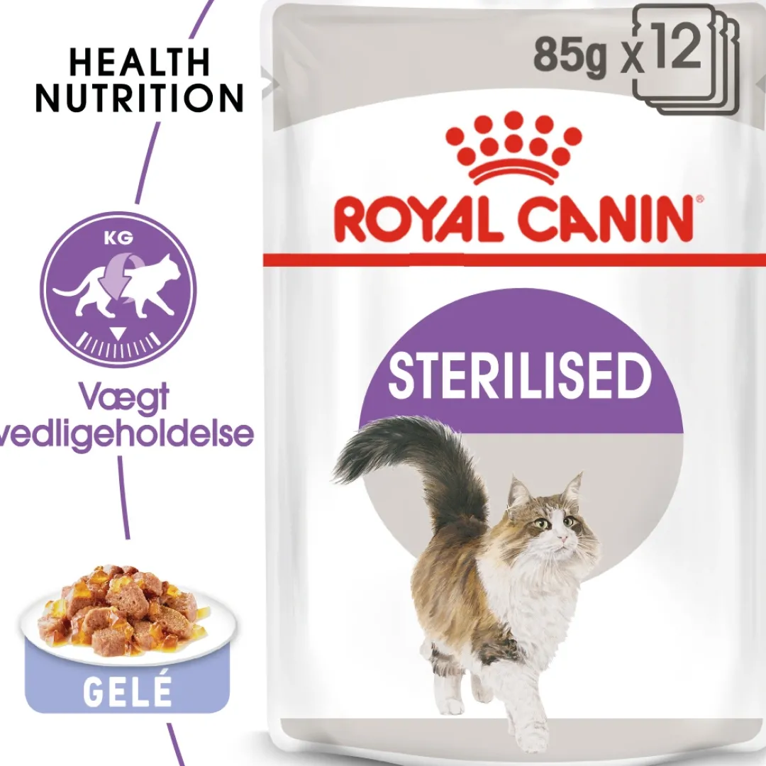 Sale Royal Canin Sterilised Jelly - vådfoder 85 g Kattefoder & Snacks
