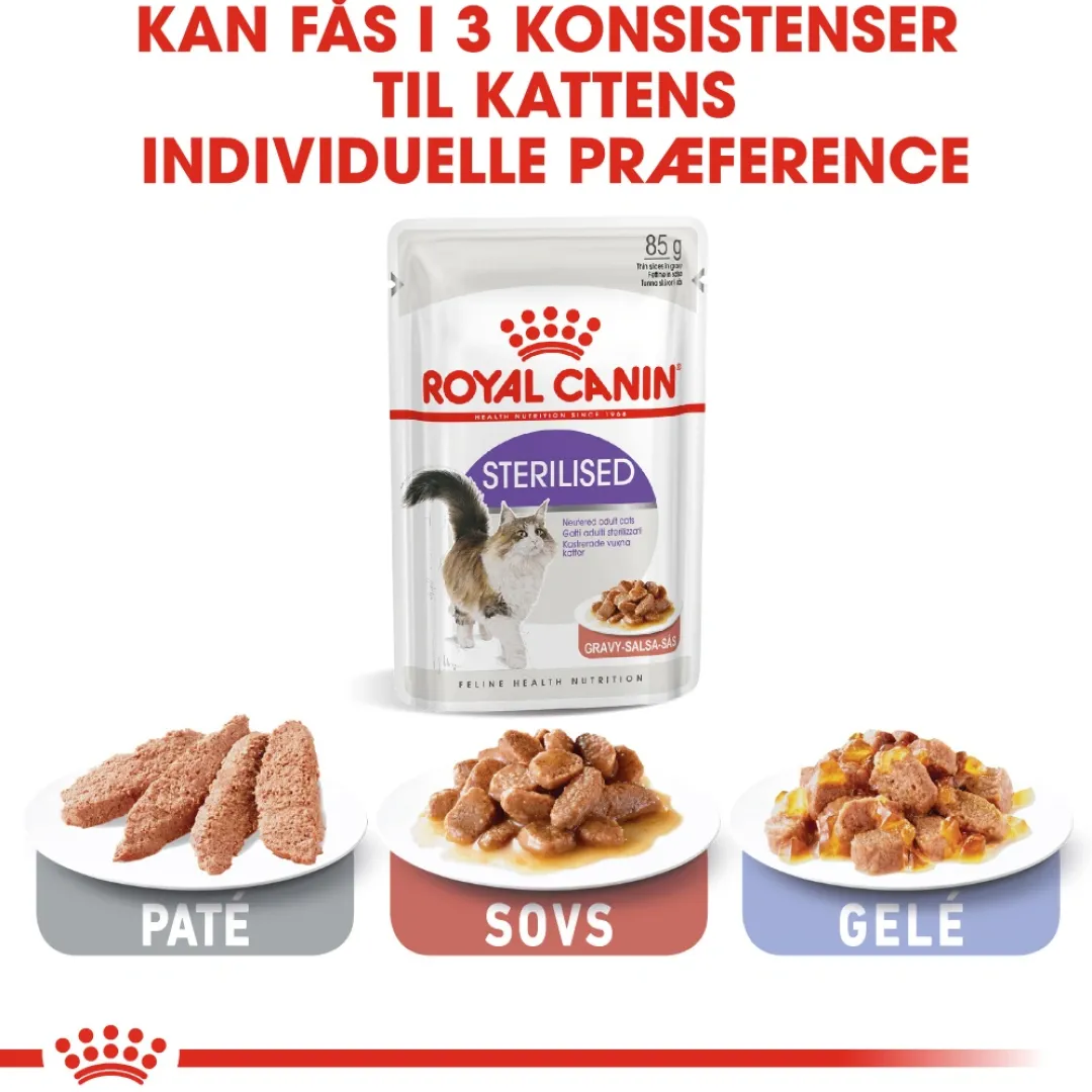 Royal Canin Sterilised Sovs - vådfoder 85 g Kattefoder & Snacks