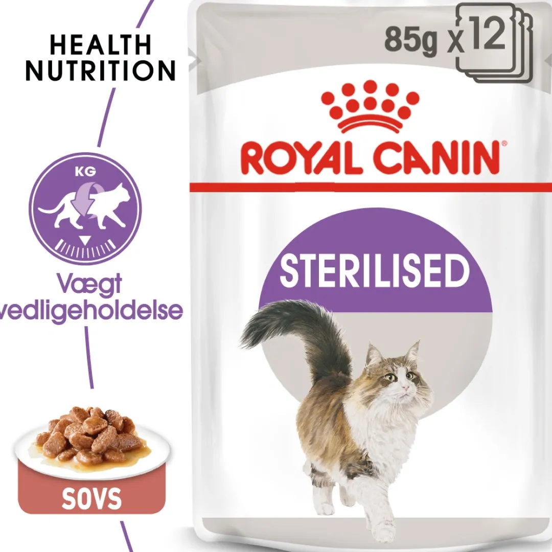 Royal Canin Sterilised Sovs - vådfoder 85 g Kattefoder & Snacks