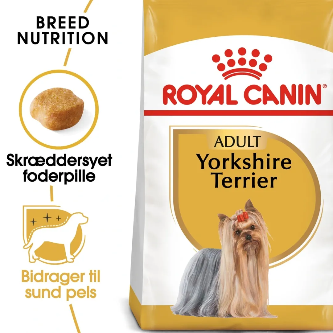 Sale Royal Canin Yorkshire Terrier Adult 7,5 kg - tørfoder til voksne hunde Hundefoder|Tørfoder Til Hunde I Alle Størrelser Og Aldre
