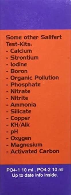 Clearance Salifert Fosfat Test PO4 Måleudstyr Til Akvarium