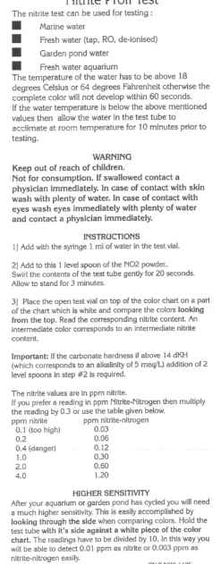 Best Salifert Nitrit Test NO2 Måleudstyr Til Akvarium
