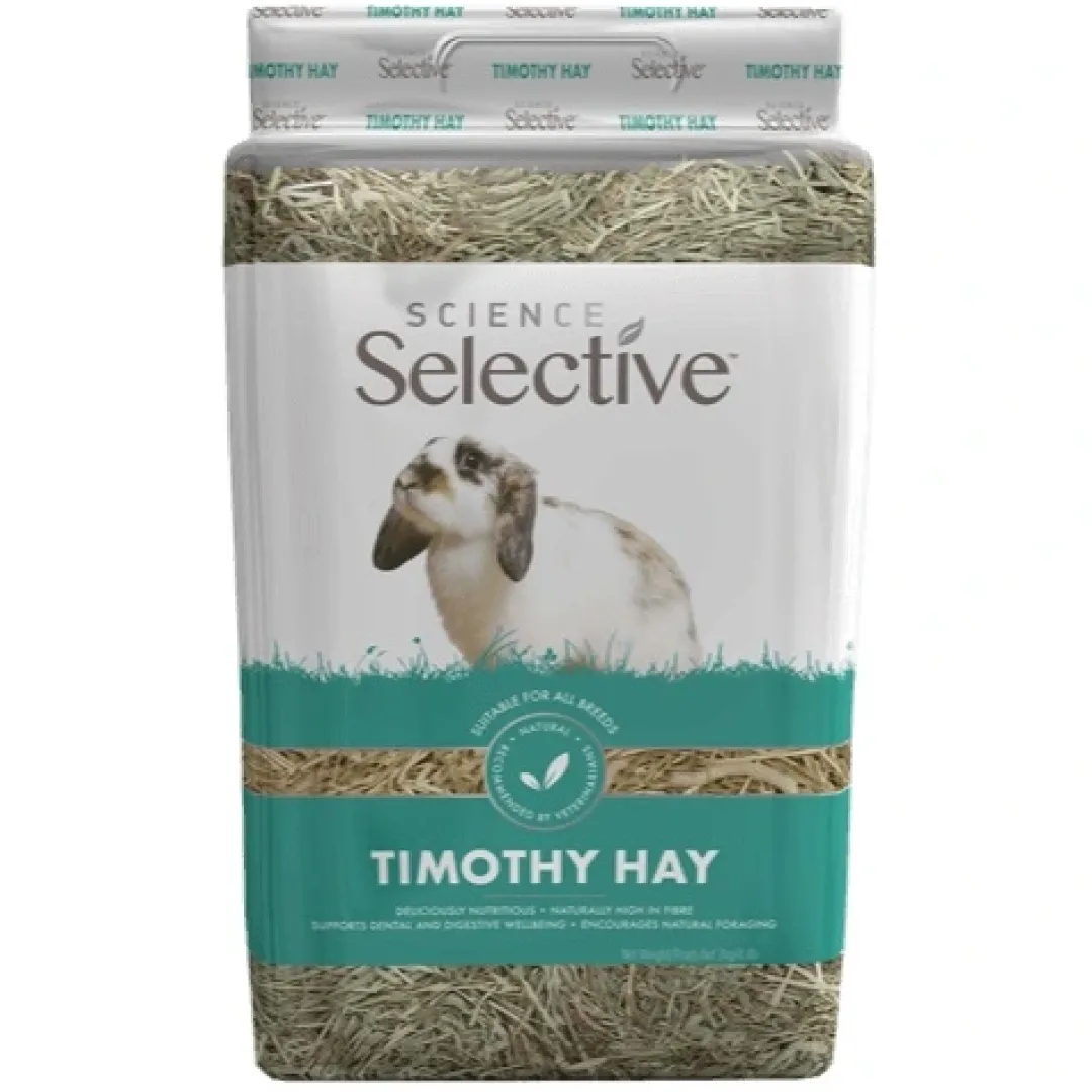 Science Selective Timothy Hø 1,5 kg Foder & Snack Til Gnavere & Kanin