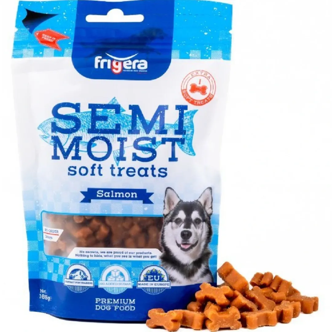 Discount Semi-Moist Soft Laks 165 g - bløde hundesnacks Hundeguf Og Tyggeben Til Hunde