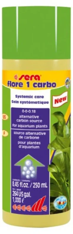 Flore 1 Carbo 250 ml Vandbehandlingsprodukter Til Ferskvandsakvarier