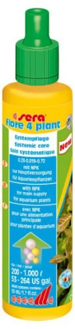 Flore 4 Plant 50 ml Vandbehandlingsprodukter Til Ferskvandsakvarier