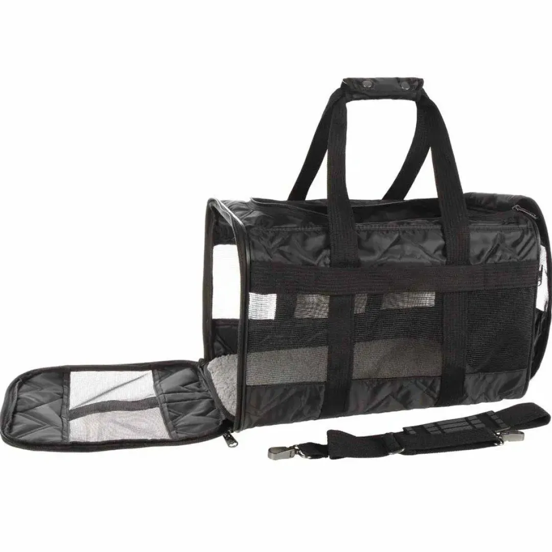 Online Sherpa Original Deluxe Sort hundetaske Large 48x30x29cm Max 10kg Transport Og Adgang Til Hvalpe - Tryg Og Nem Hverdag|Transport Og Adgang For Hunde - Tryg Og Nem Hverdag