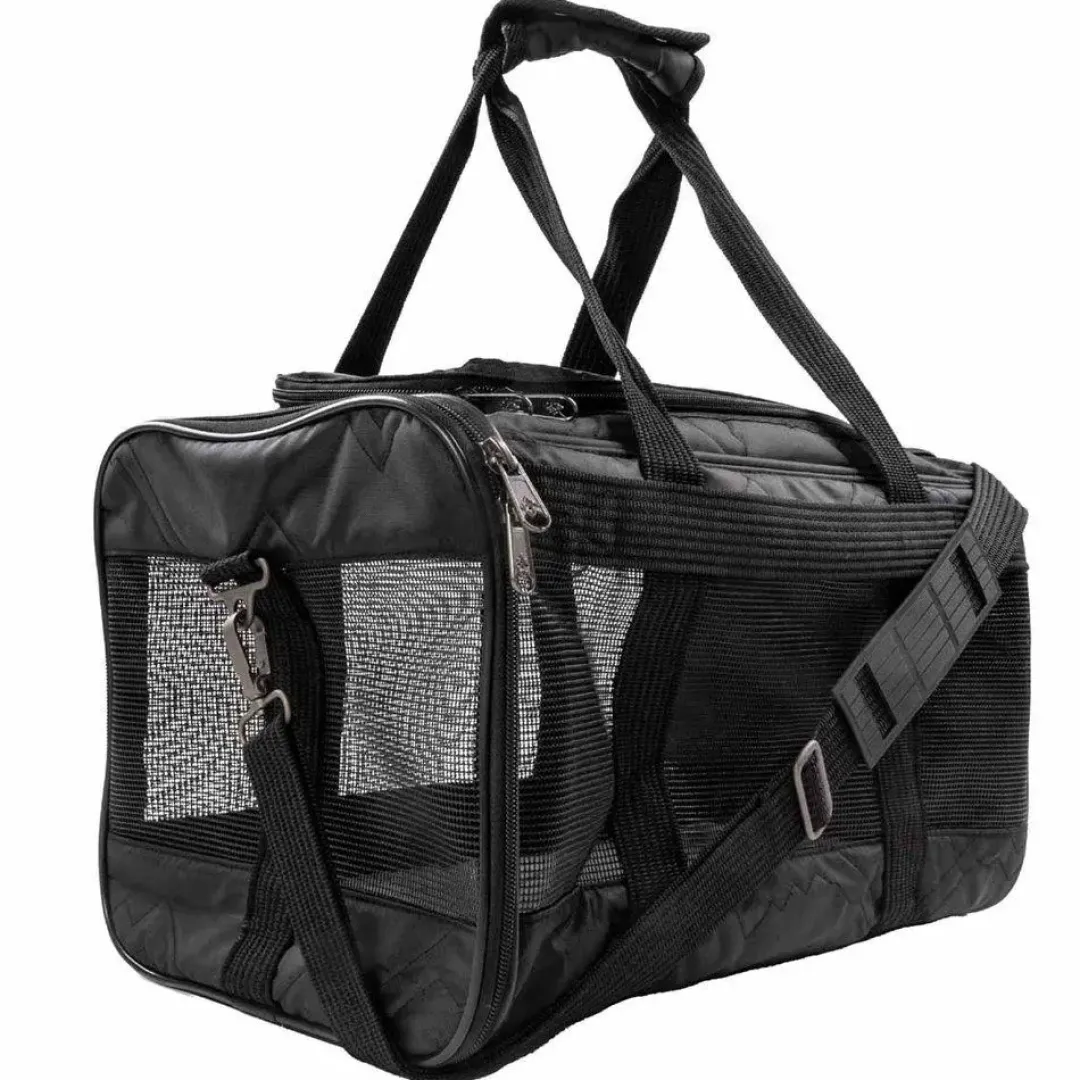 Online Sherpa Original Deluxe Sort hundetaske Large 48x30x29cm Max 10kg Transport Og Adgang Til Hvalpe - Tryg Og Nem Hverdag|Transport Og Adgang For Hunde - Tryg Og Nem Hverdag