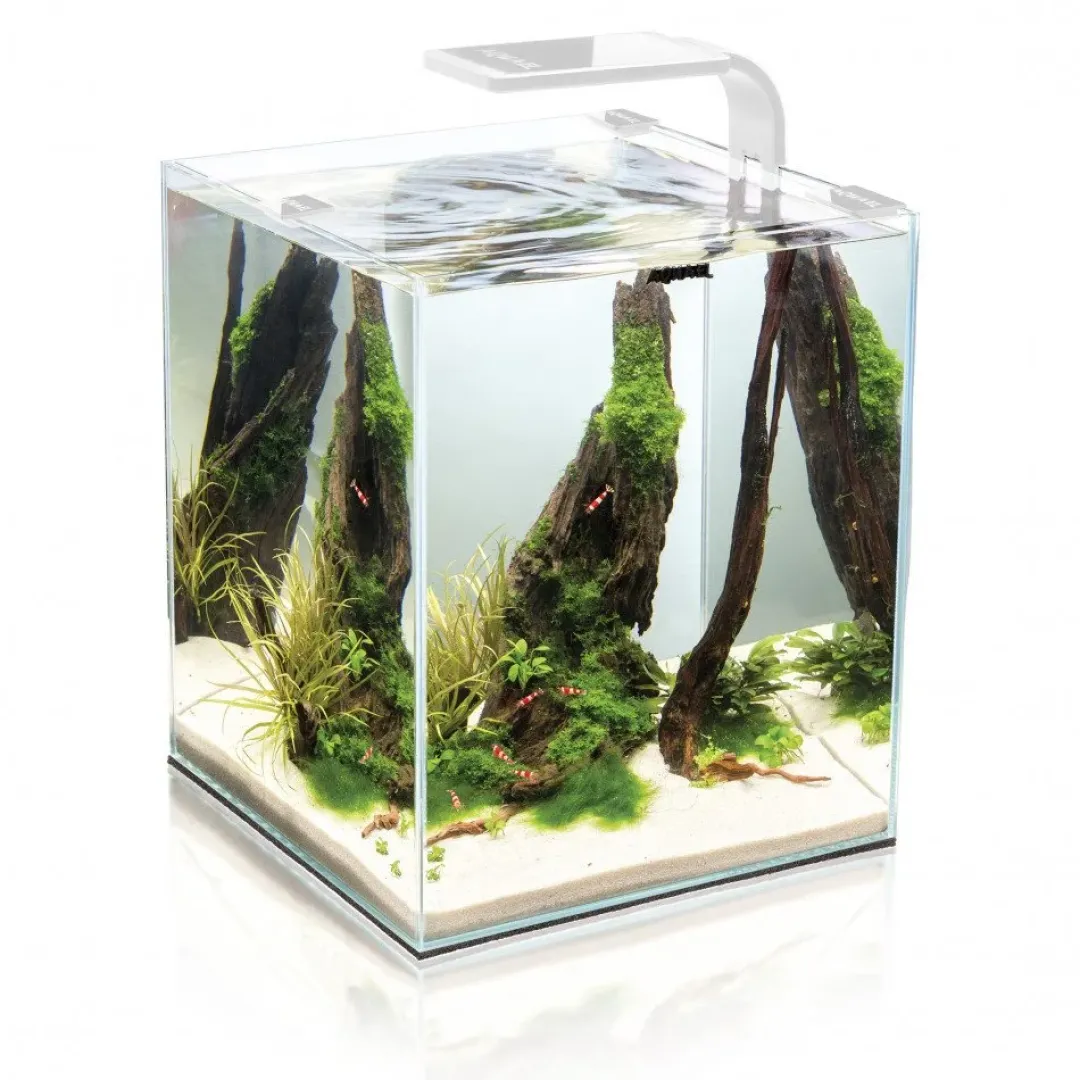 Online Shrimpset Day and Night 30 L 29x29x35 cm Hvid Akvarier