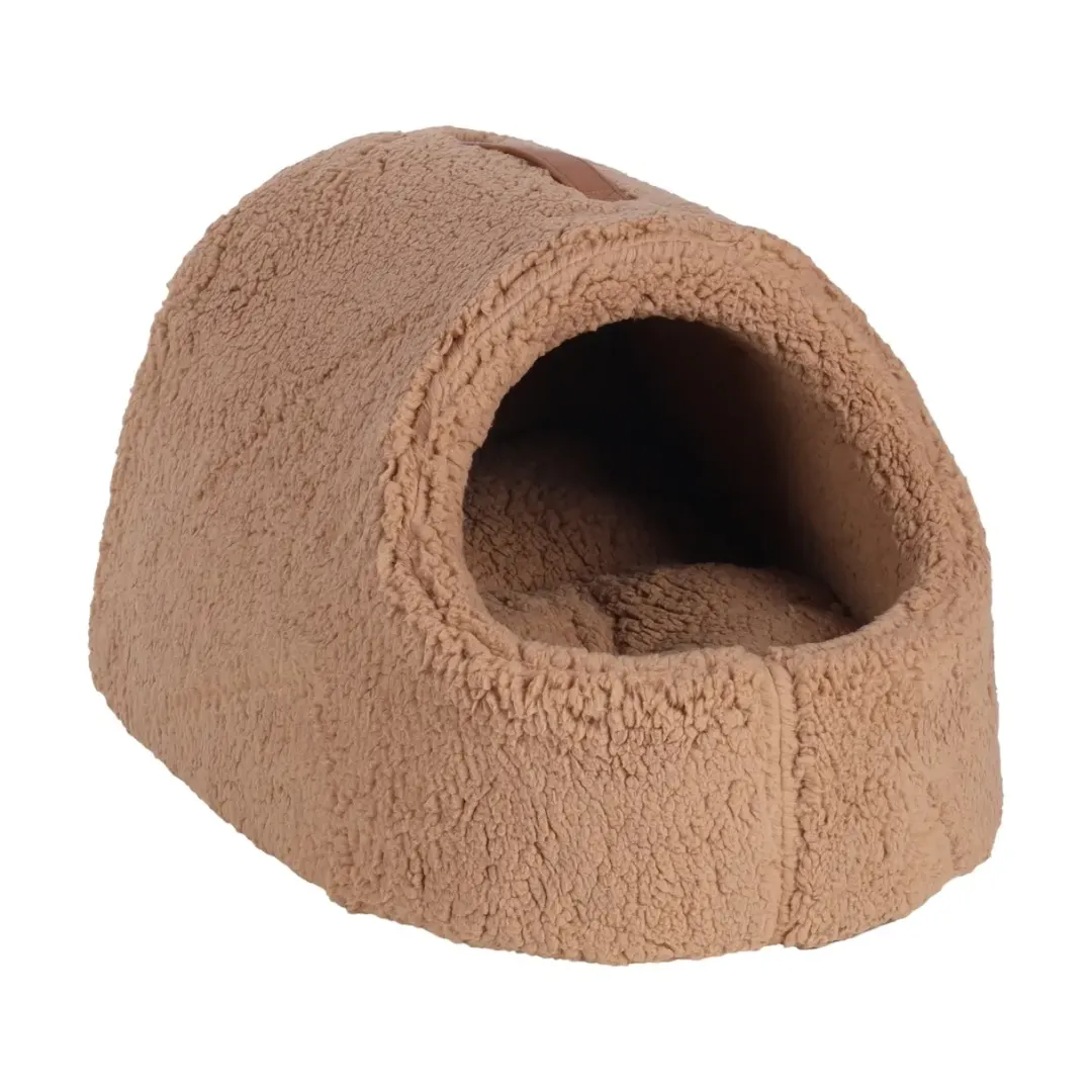 Outlet Sleeping Place Felpa Brun katteseng - blød komfort og stil til din kat Killingesenge Og Afslapningspladser - Trygge Hvilepladser Til Små Katte|Hundesenge Og Kurve Til Hunde - Bløde Og Komfortable