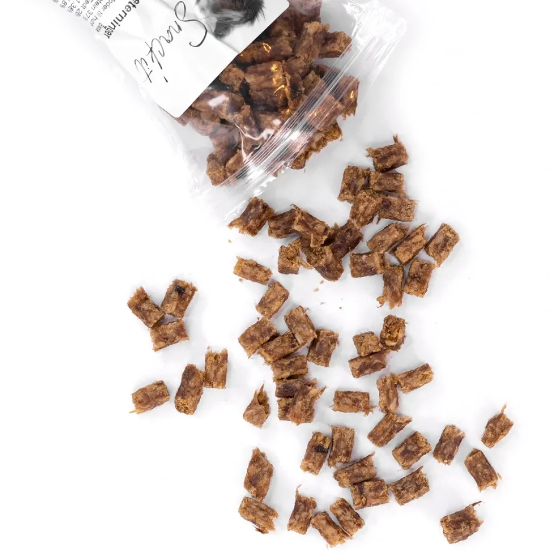 Hot Snackit Bløde Gåse terninger 100 g - kornfri hundesnacks Snacks Til Hvalpe - Lækre Godbidder Til Træning Og Forkælelse|Hundeguf Og Tyggeben Til Hunde