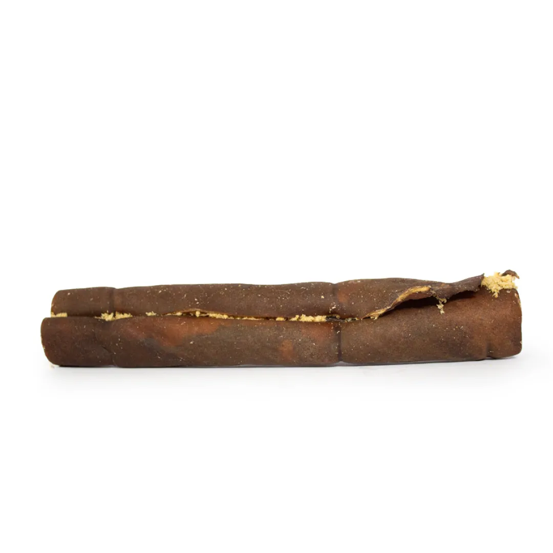 Outlet Snack'it Fyldt Kamelhudsrulle 25 cm i folie Hundeguf Og Tyggeben Til Hunde