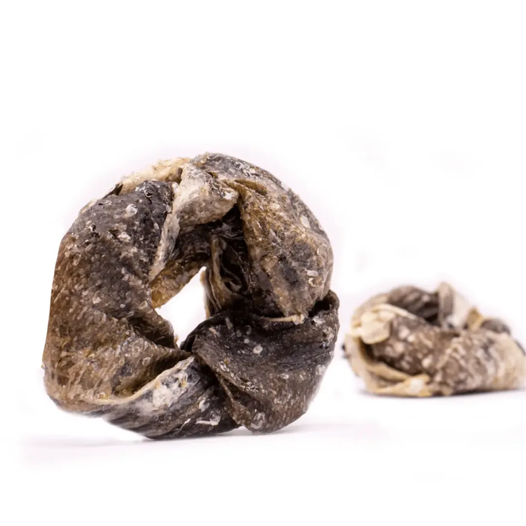 Snackit Torskeskindsring 200 g - Naturlige hundesnacks Snacks Til Hvalpe - Lækre Godbidder Til Træning Og Forkælelse|Hundeguf Og Tyggeben Til Hunde