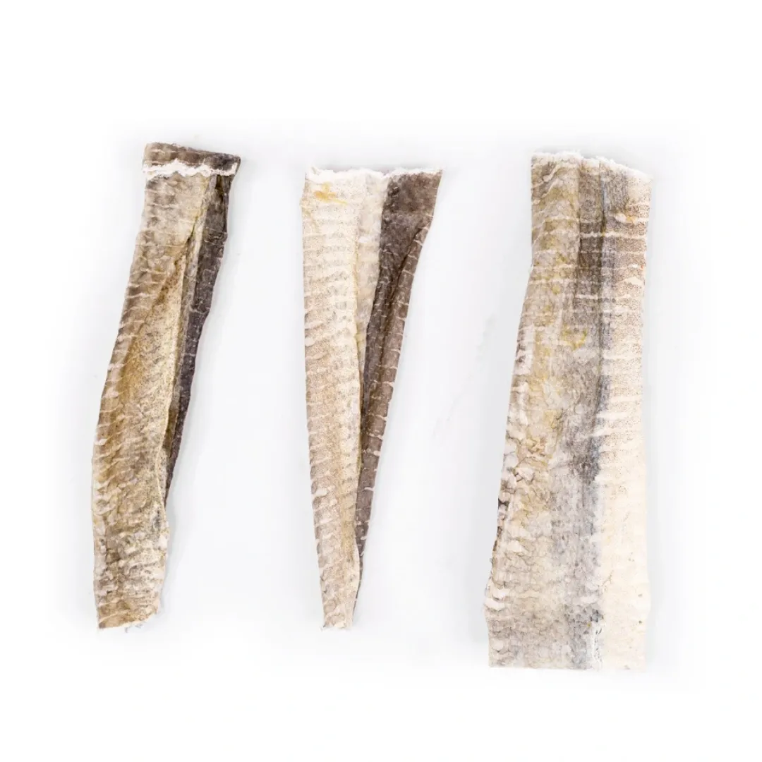 New Snackit Torskeskind Sticks 250 g - Naturlige hundesnacks Snacks Til Hvalpe - Lækre Godbidder Til Træning Og Forkælelse|Hundeguf Og Tyggeben Til Hunde
