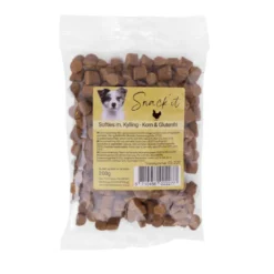 New Softies med kylling hundesnacks 200 g - Klassisk belønning med høj accept Snacks Til Hvalpe - Lækre Godbidder Til Træning Og Forkælelse|Hundeguf Og Tyggeben Til Hunde