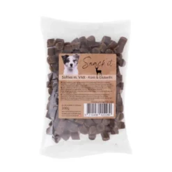 Best Softies med vildt hundesnacks 200 g - Naturlig belønning med vildtsmag Snacks Til Hvalpe - Lækre Godbidder Til Træning Og Forkælelse|Hundeguf Og Tyggeben Til Hunde