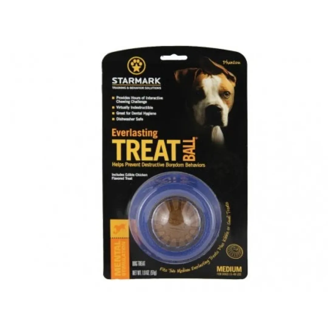 New Everlasting Treatball Blå Small - snackbold til hunde Hundelegetøj Til Alle Hunde Leg Og Aktivering Året Rundt|Legetøj Til Hvalpe - Sjov Leg, Aktivering Og Tryghed Fra Første Dag