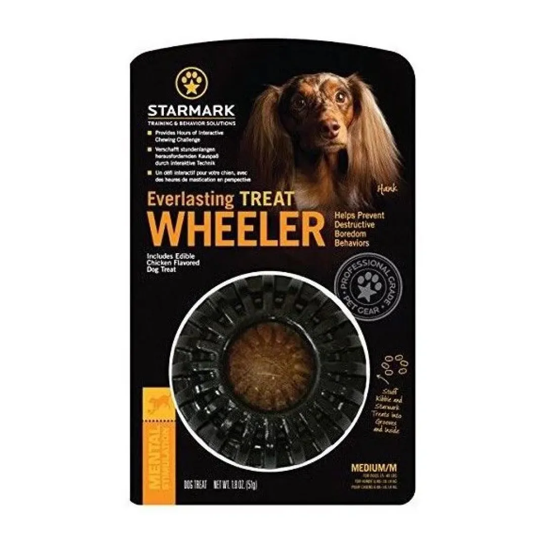 Wheeler Medium Veggie Treat - tyggering til mellemstore hunde Hundelegetøj Til Alle Hunde Leg Og Aktivering Året Rundt|Legetøj Til Hvalpe - Sjov Leg, Aktivering Og Tryghed Fra Første Dag