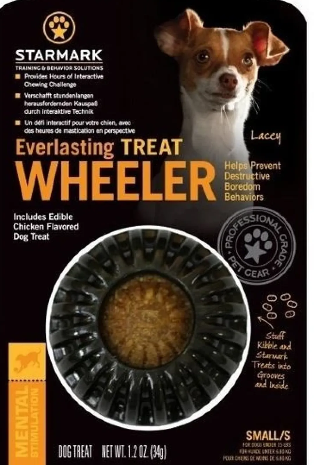 Hot Wheeler Small Veggie Treat - tyggering til små hunde Hundelegetøj Til Alle Hunde Leg Og Aktivering Året Rundt|Legetøj Til Hvalpe - Sjov Leg, Aktivering Og Tryghed Fra Første Dag