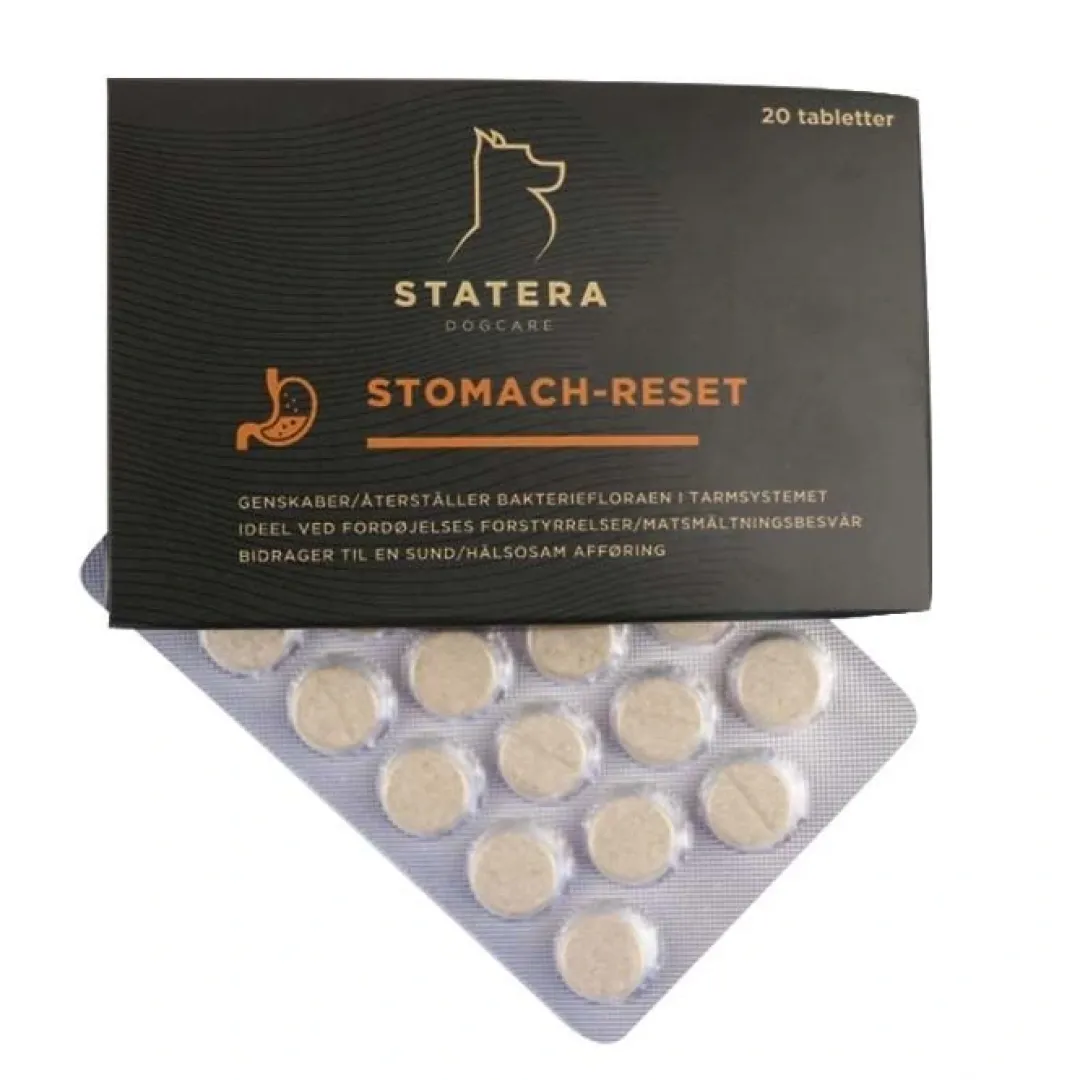 Online Dogcare Stomach Reset 20 Tabletter Plejemidler Til Hund Med Fokus På Sundhed Og Velvære|Fodertilskud Til Hvalpe - Støtte Til Sund Vækst Og Trivsel