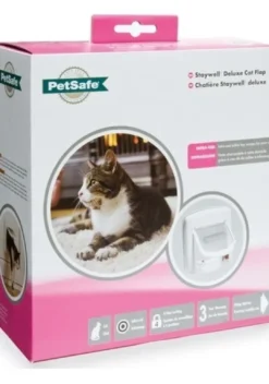 Online Staywell Deluxe Infrarød Kattelem Hvid Kattelemme - Med Eller Uden Chip